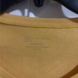 No Boundaries Mustard Yellow Crewneck Tee